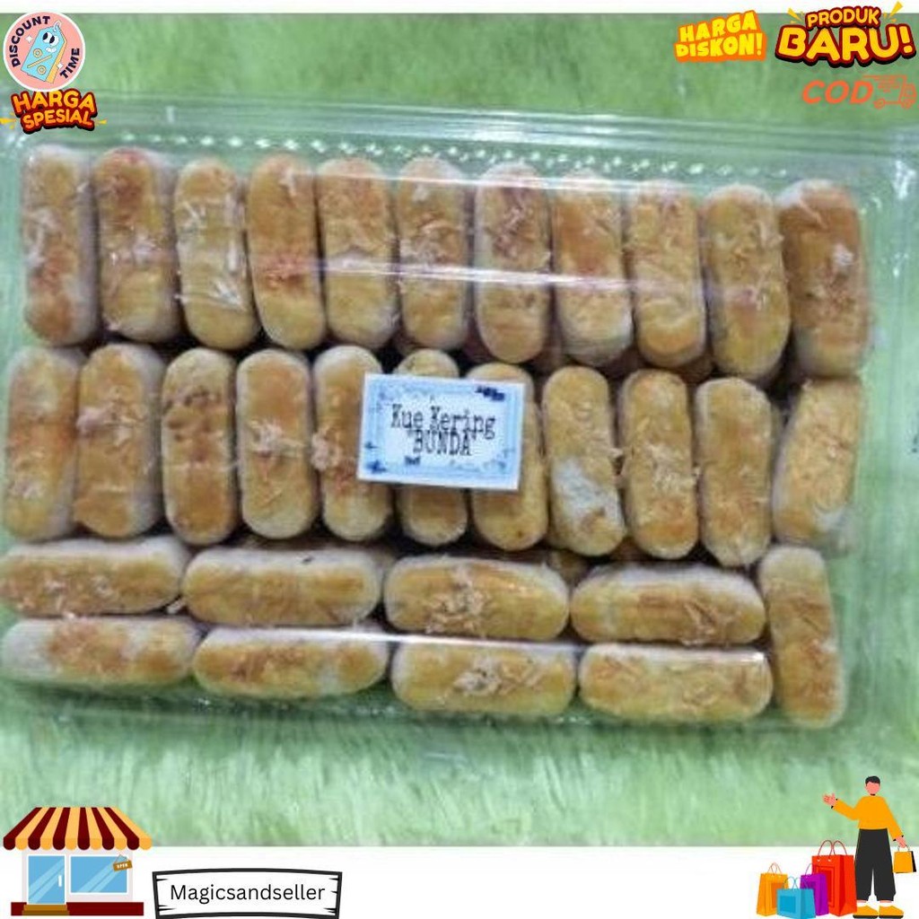 

Kastengel Keju-500Gr Kuker Gurih-Kue Kering-Kue Lebaran-Enak-Murah D Terlaris