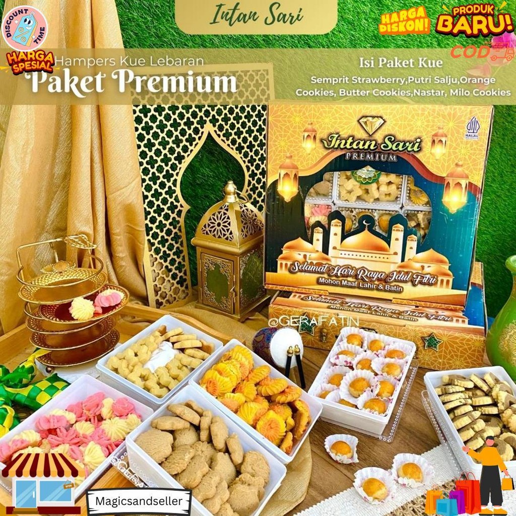 

Paket Kue Lebaran Isi Toples 6 Intan Sari Paket Barokah / Paket Kue Kering Dibuat Tahun 2025 D Terlaris