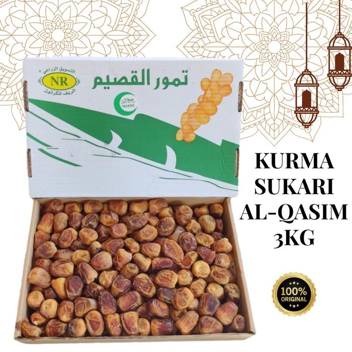 

Kurma Sukari Alqasim 3kg sukari al-qaseem