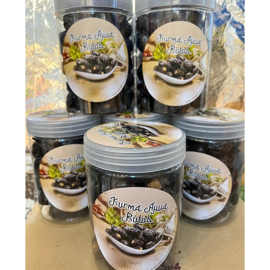 

Kurma Ajwa Rutob Jumbo Premium 500gr Alami