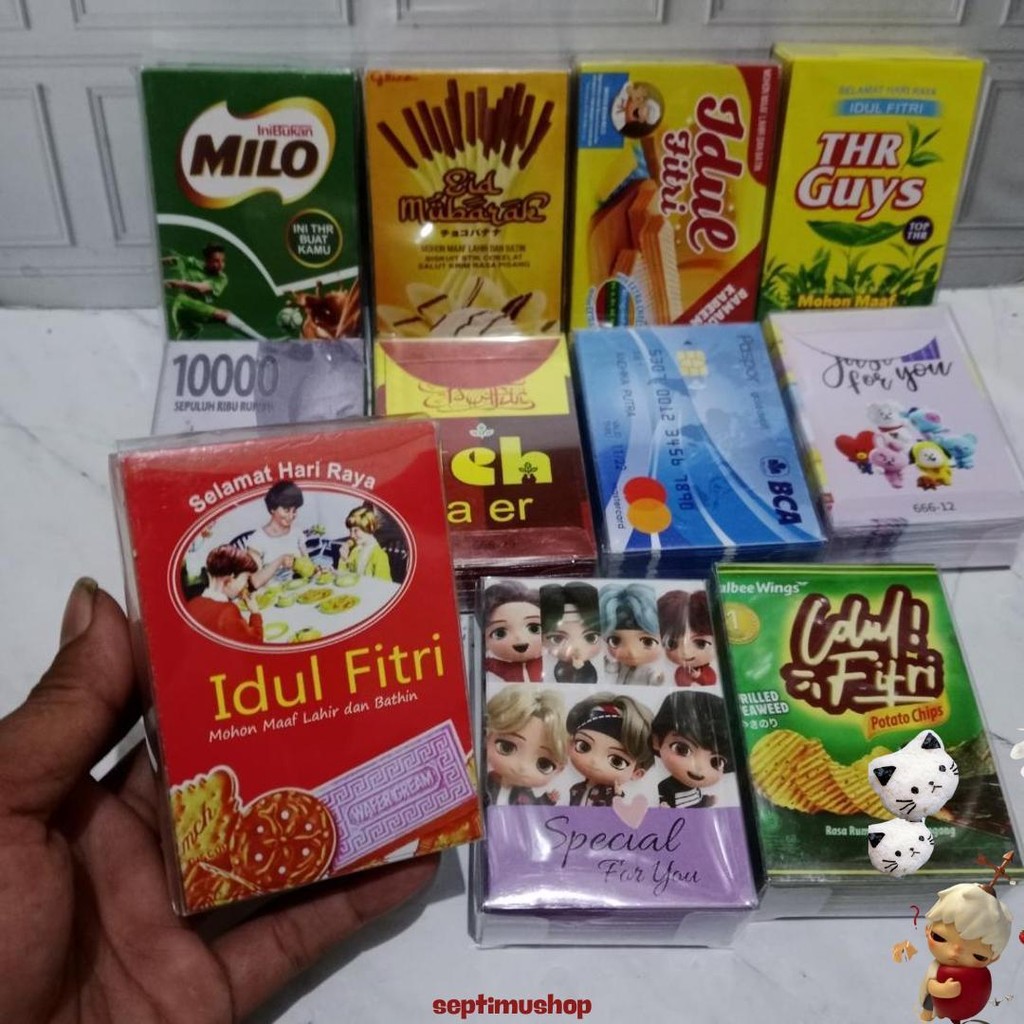 

50Pcs Amplop Lebaran Free Mika Murah