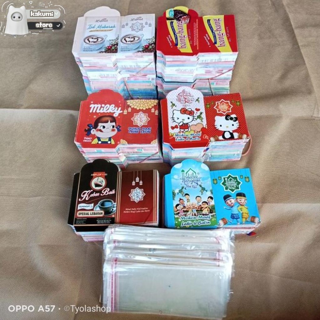 

(Isi 100 Lembar) Amplop Lebaran / Lembaran / Idul Fitri Cod