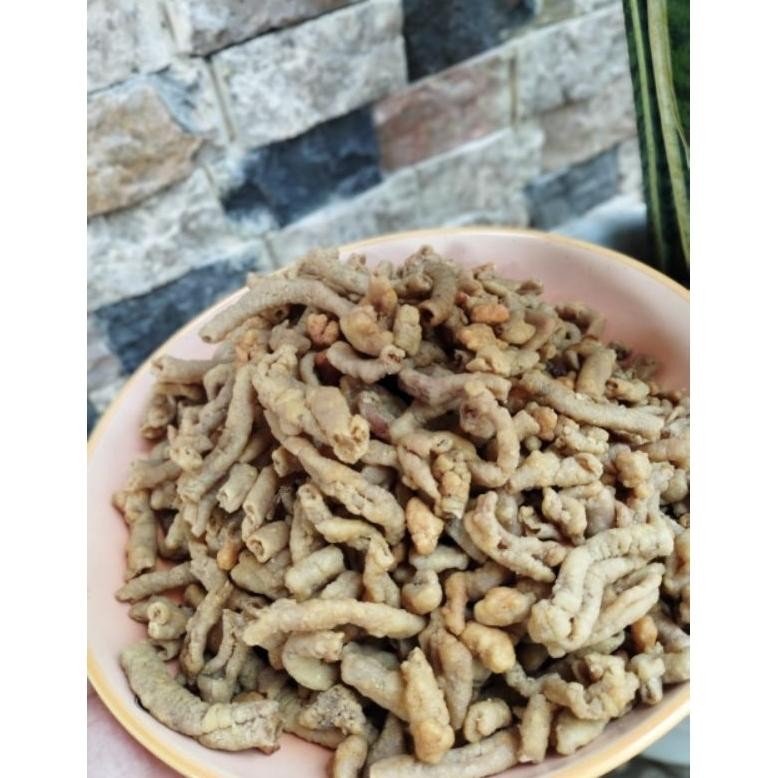 

1KG-REMUKAN USUS CRISPY-USUS KRISPI-KERIPIK USUS-Kualitas super premium