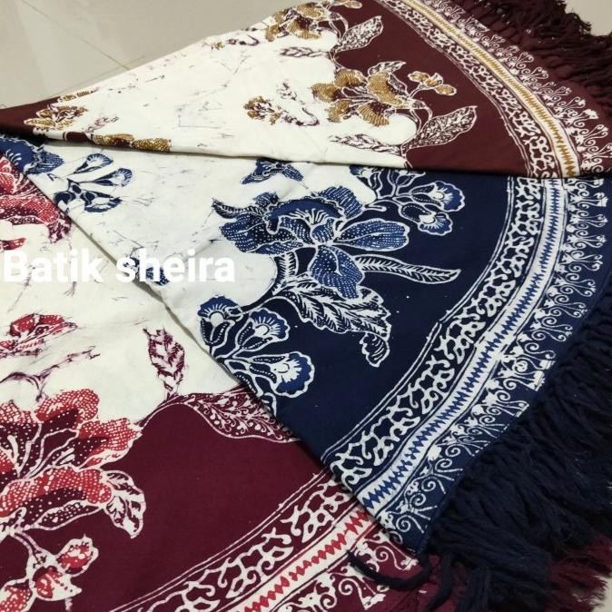 Taplak Meja Makan Bulat 4 Kursi