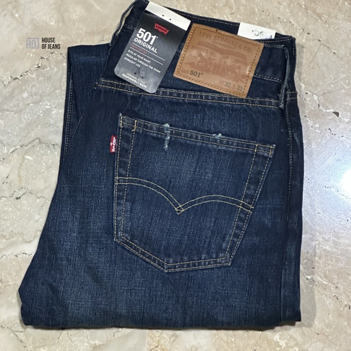 Celana Jeans Pria 501 Original Fit Authentic Vintage 501-1485