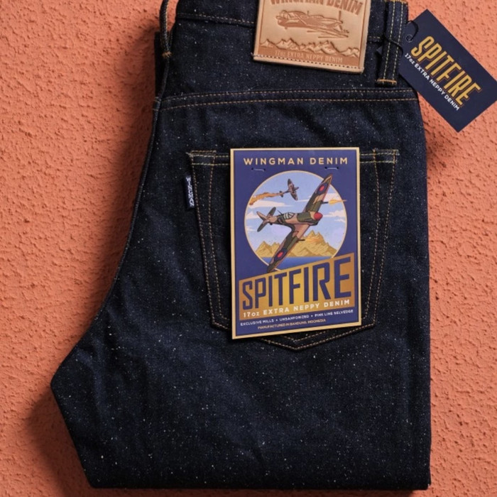 wingman denim spitfire 17 oz neppy