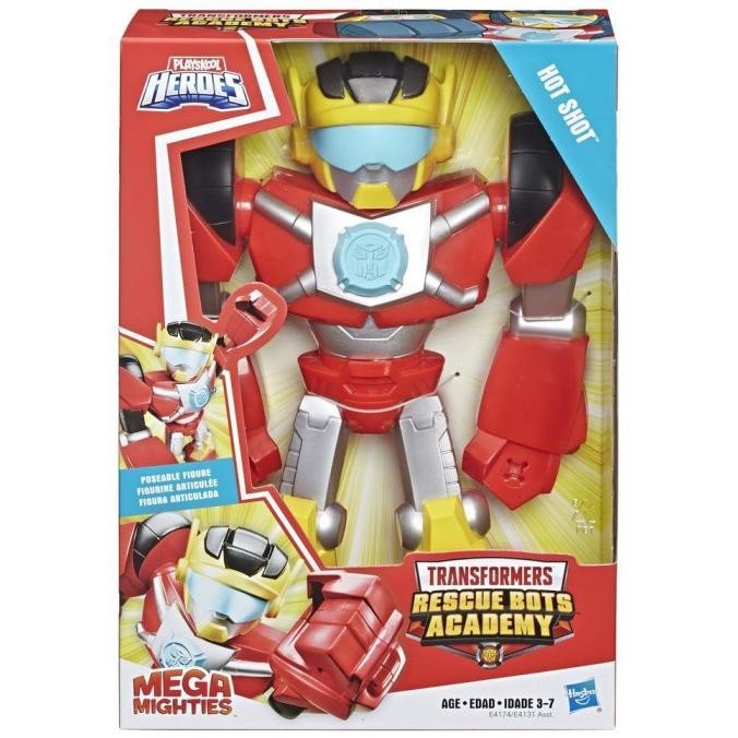 ___] PLAYSKOOL HEROES MEGA MIGHTIES TRANSFORMERS RESCUE BOTS HOT SHOT