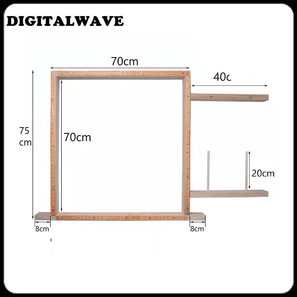 RAW Wooden Tufting Frame Sewing Table Top Frame for Rug Carpet Tapestry Making Punch Needle, Working