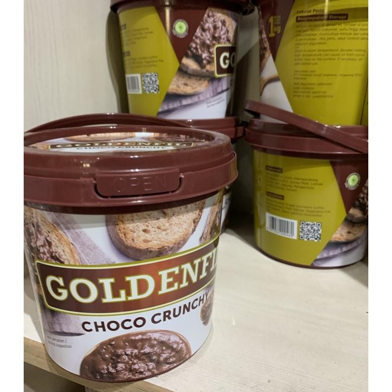 

Buruan beli] Goldenfil choco crunchy 1kg original pack selai choco crunch