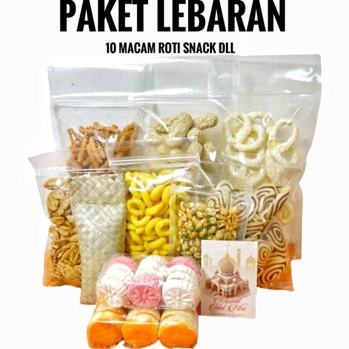 

PAKET LEBARAN (DAPAT 10 MACAM KUE ROTI DAN SNACK)