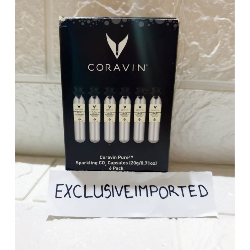 

CORAVIN Coravin Pure Sparkling CO2 Capsules 6 pcs capsule