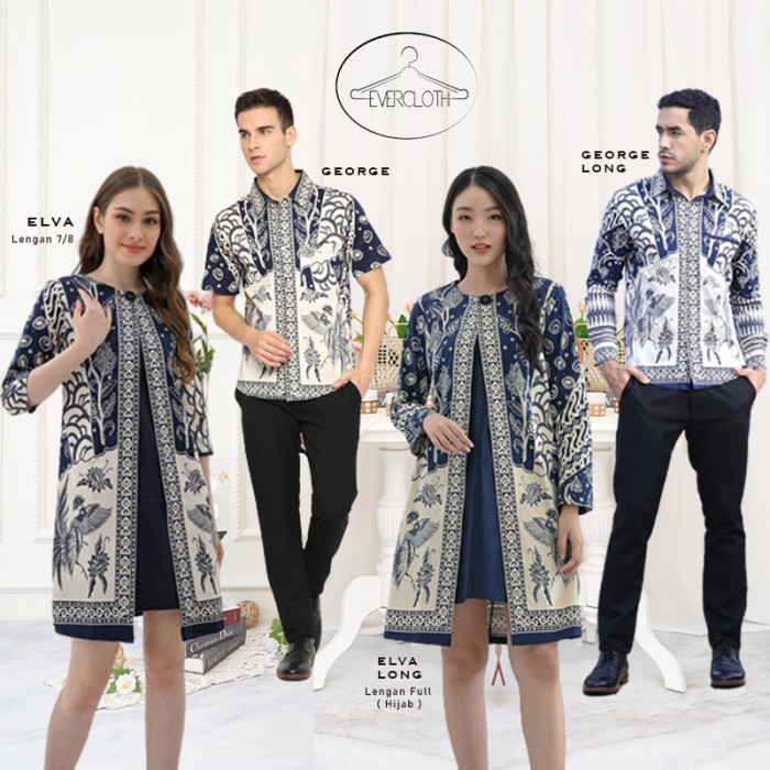 Elva Dress Jumbo - Dress Batik Jumbo Wanita Terusan Wanita