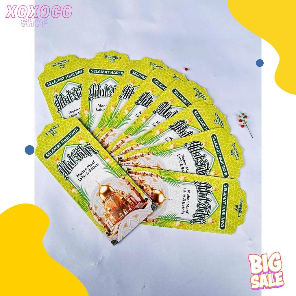 

(100 Lembar) Amplop Lebaran Panjang Isi 100 Lembar Tema Masjid / Angpao Thr Idul Fitri Hari Raya 1 Pak Isi 100 Lembar Diskon Setengah Harga