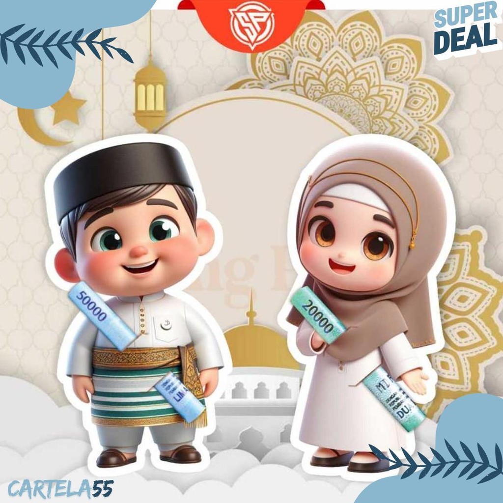 

10 Pack Amplop Lebaran Amplop Karakter Angpao Thr Amplop Surprise Lebaran 2025 Diskon