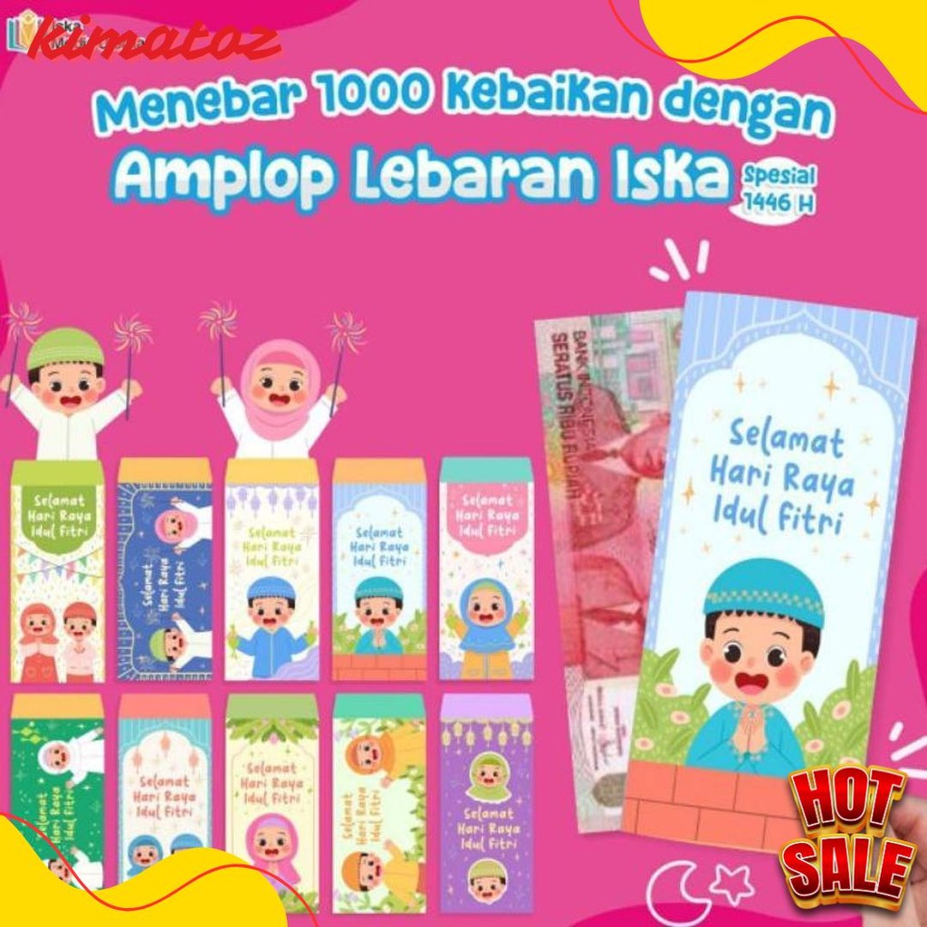 

Ready Amplop Lebaran Edisi 2025 1 Paket Isi 50 Pcs Iska Media Utama - Amplop Lebaran Lucu - Amplop Lebaran Murah - Desain Unik - Uang Diskon