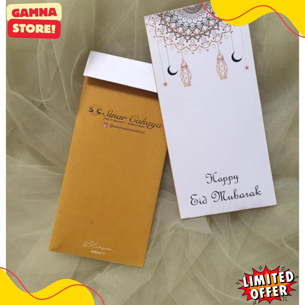 

Amplop Lebaran Custom Tambah Nama Terlaris! Produk Ini Banyak Dicari