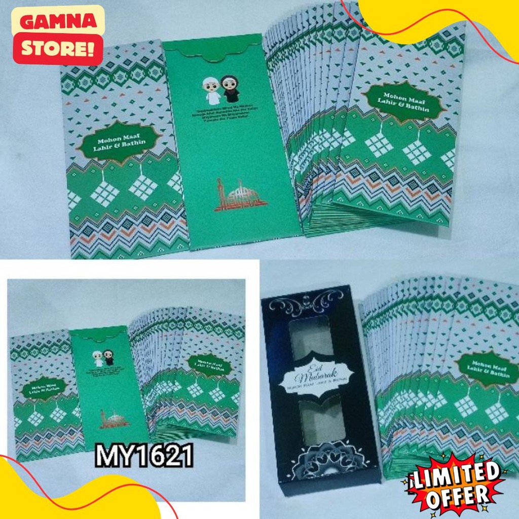 

New Amplop Lebaran Exclusive, Ampau Idul Fitri Gift Thr, Amplop Lebaran Unik Mewah Berkualitas Diskon Setengah Harga