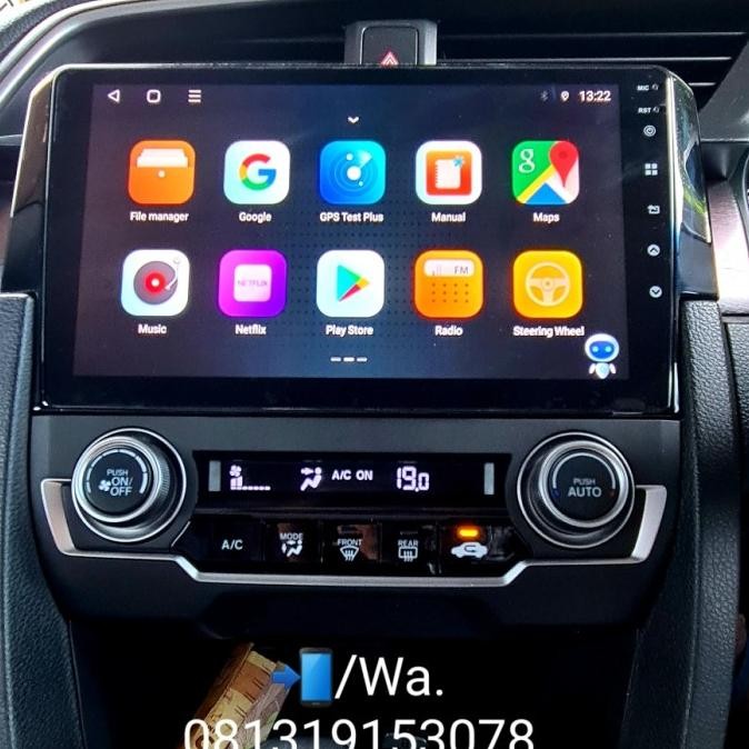 * | Upgrade Head Unit Android Honda Civic Turbo | 2 Screen Anti Lemot | *