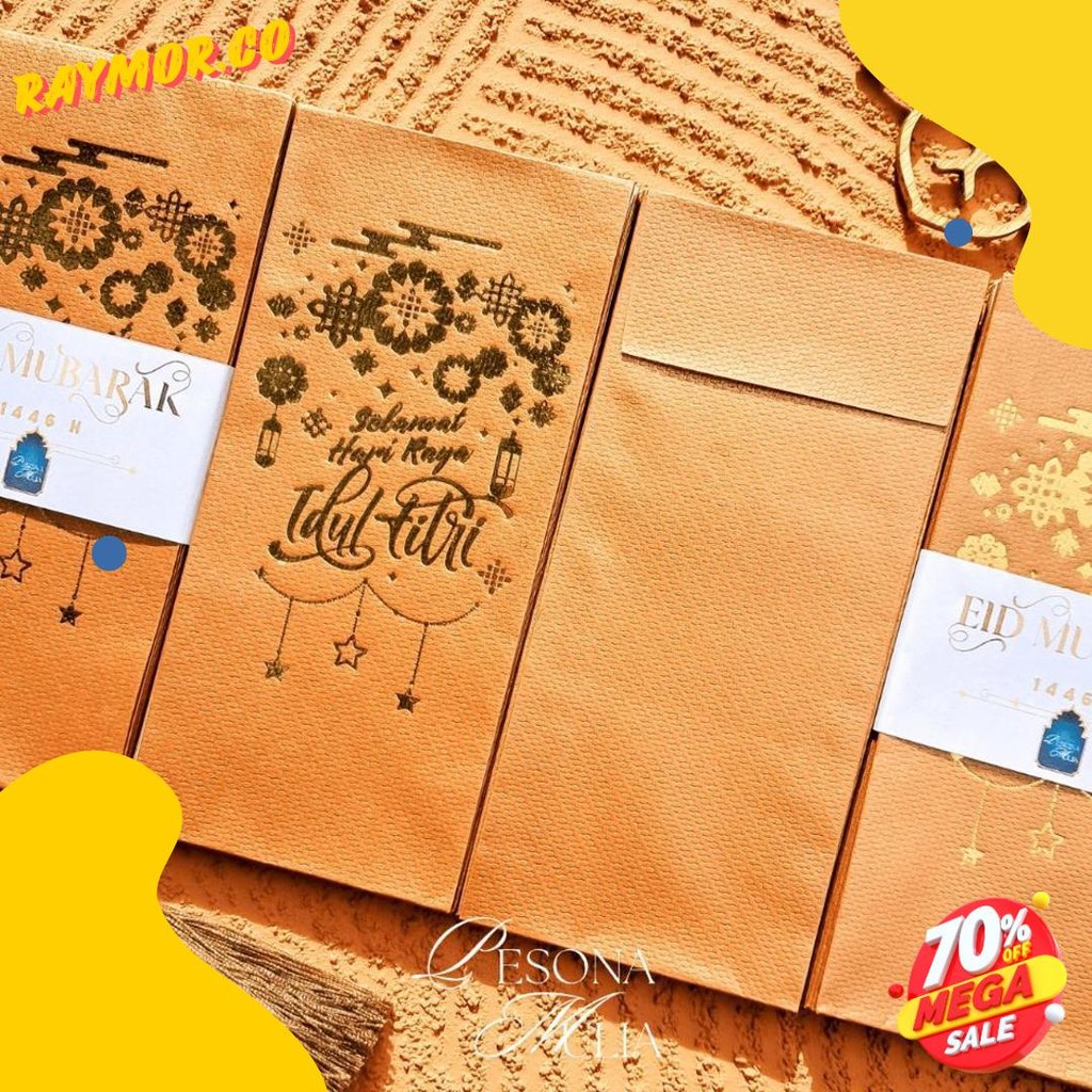 

[Limited] Exclusive Amplop Lebaran Super Mewah Platinum 10 Lembar Emboss Premium Angpau Thr Diskon