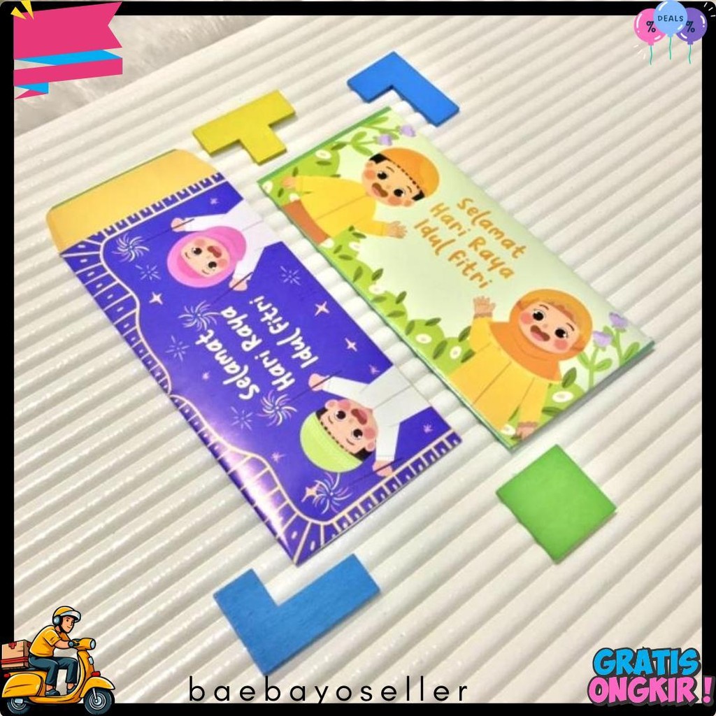 

Ready Amplop Lebaran Edisi 2025 1 Paket Isi 50 Pcs Iska Media Utama - Amplop Lebaran Lucu - Amplop Lebaran Murah - Desain Unik - Uang Terlengkap Dan Termurah