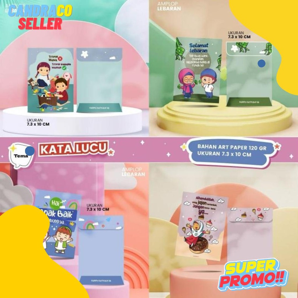 

[Isi 100 Mix Motif] Amplop Lebaran Idul Fitri Viral 2025 Gambar Lucu Bisa Dijual Lagi Diskon