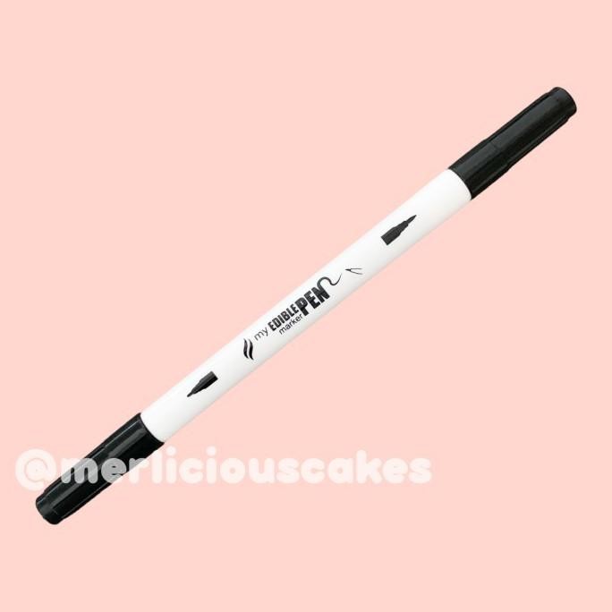 

Buruan beli] Black My Flavor Edible Pen Marker Dual Tips Halal