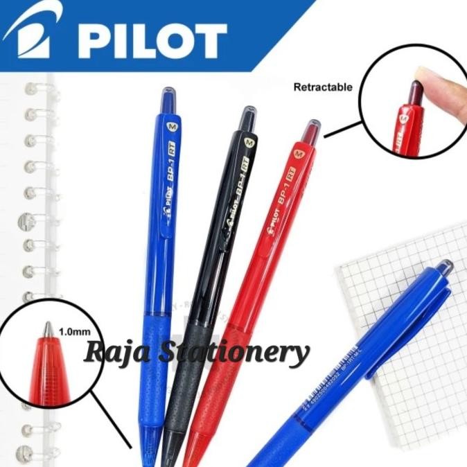 

PILOT BALL PEN CLICKER BP-1 RT PENA PULPEN CETEK PILOT BP-1RT [12PCS]