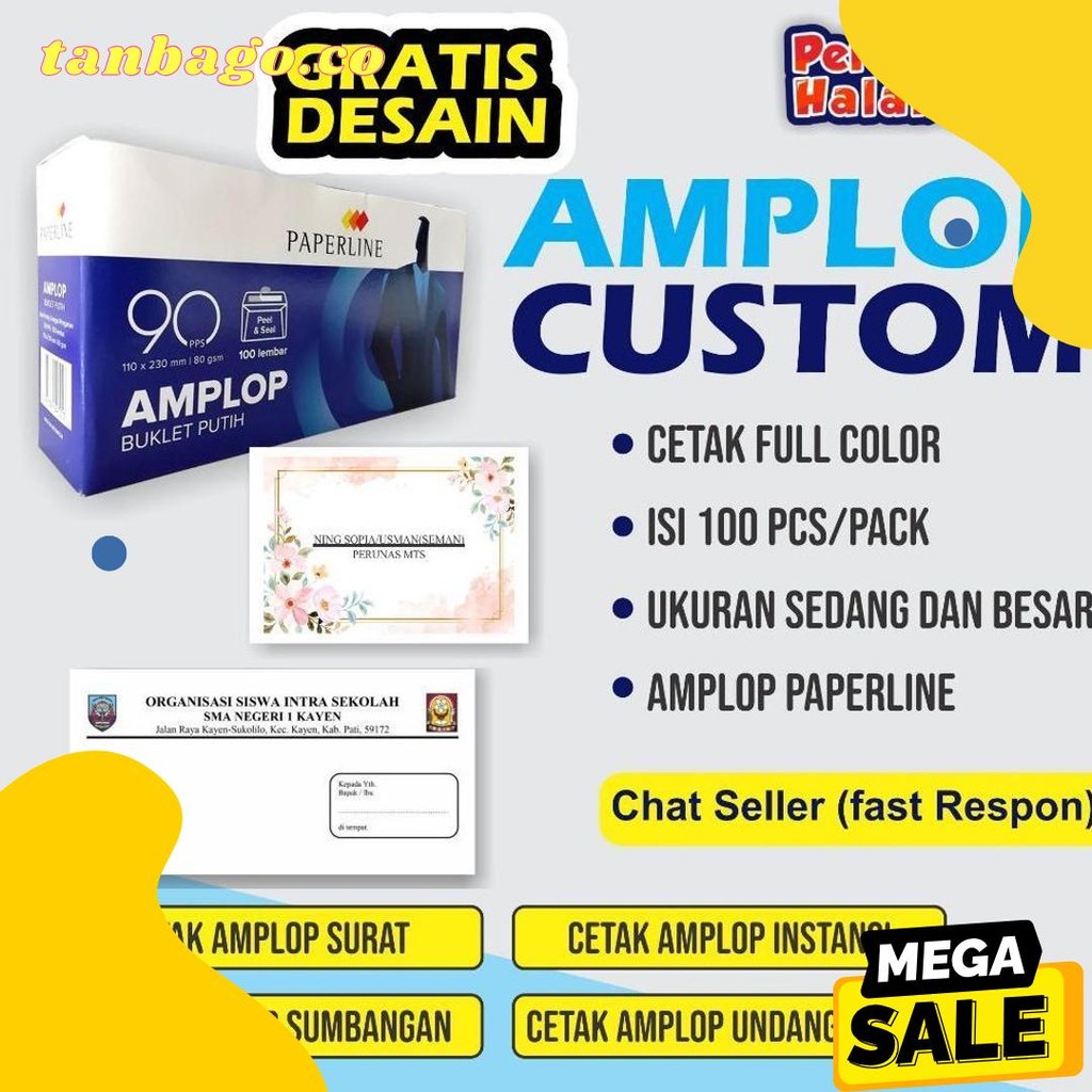 

Cetak Amplop / Cetak Amplop Custom / Amplop Instansi / Amplop Kondangan / Amplop Desain Custom Diskon