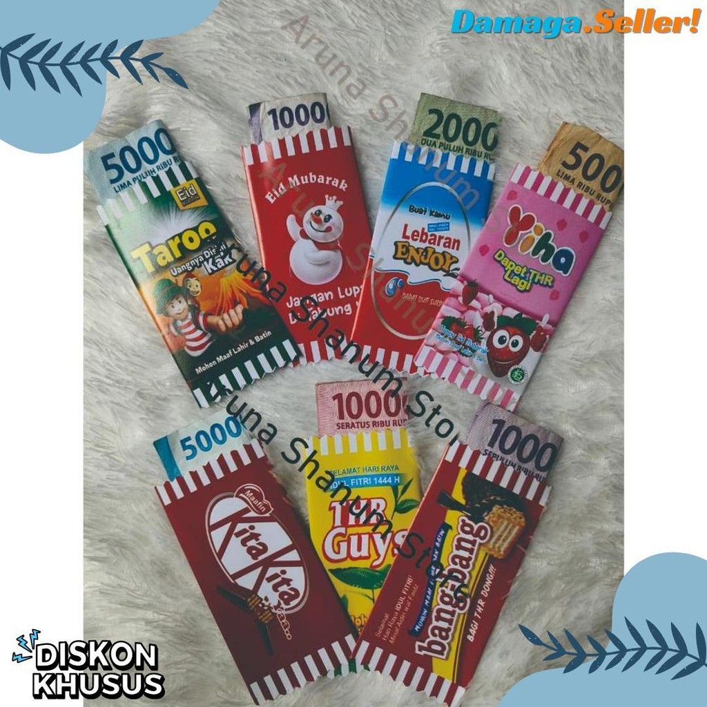 

Grosir 100 Pcs Amplop Lebaran Motif Permen Diskon