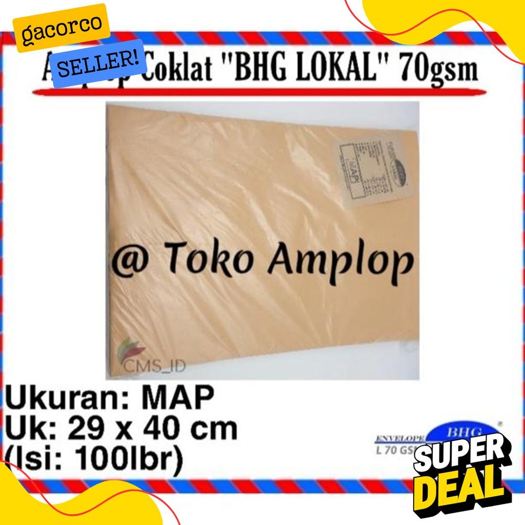 

Amplop Coklat Map ( 29X40Cm ) Terlengkap Dan Termurah