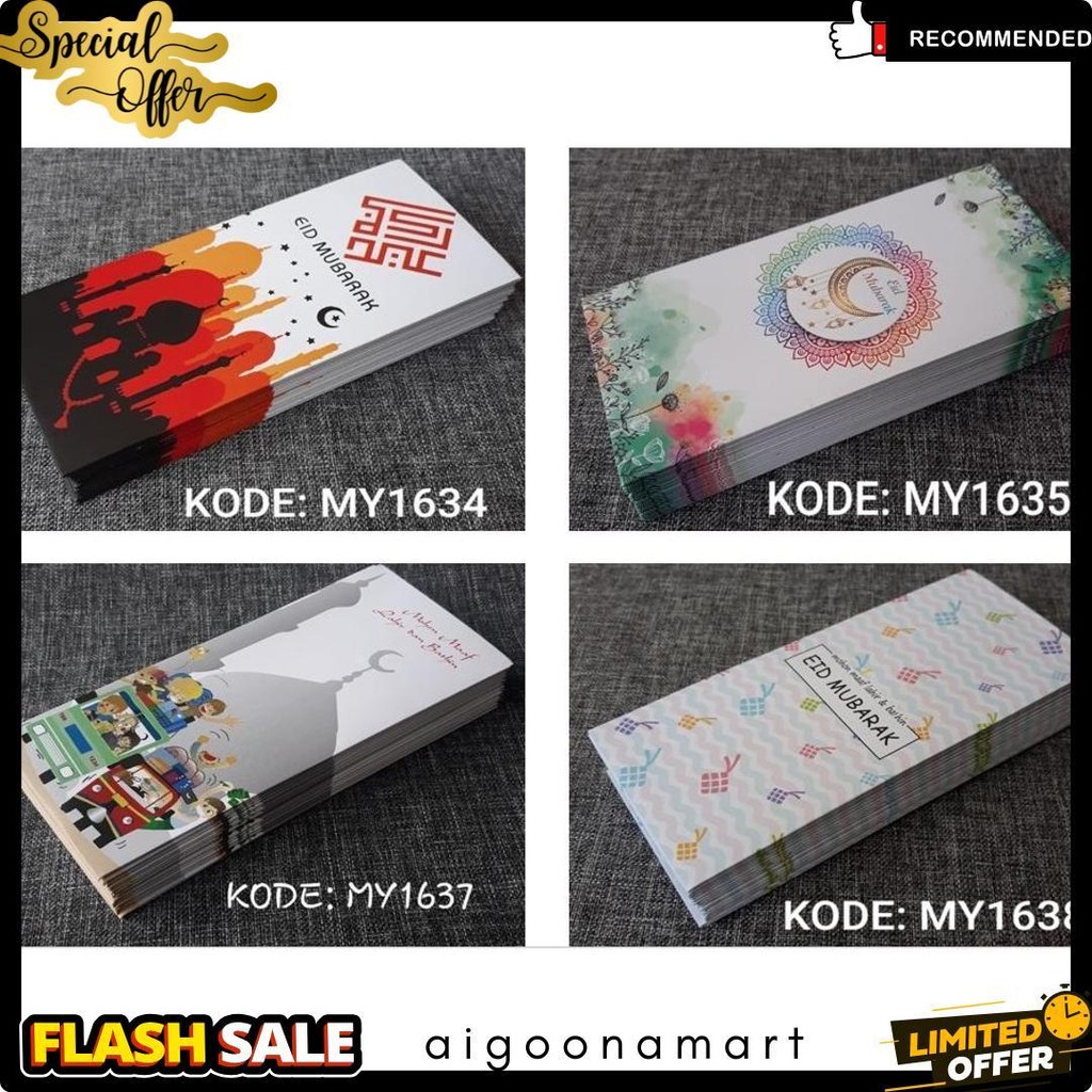 

Amplop Lebaran - Angpao Lebaran Exclusive Code My1649 Diskon Setengah Harga
