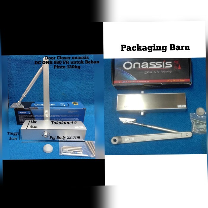 Door Closer Onassis DC ONS 880 FR Penutup Pintu Otomatis