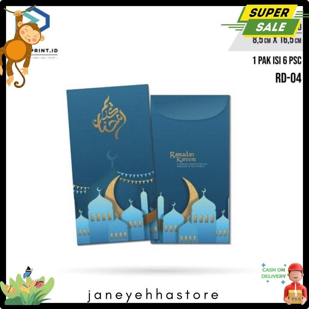 

Amplop Thr Lebaran / Amplop Lebaran Idul Fitri Isi 6 Pcs / Amplop Ukuran 16X8 Cm Flash Sale! Diskon Hingga 70%