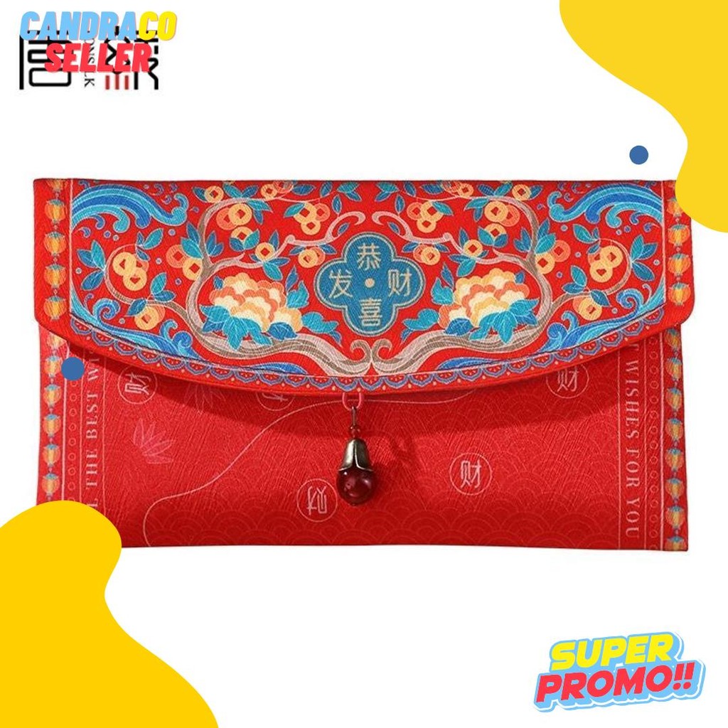 

Angpau Imlek Tahun Baru 2025 Kain Tebal Premium Impor Chinese | Angpau Kain Amplop Merah Tahun Baru Imlek 2025 Diskon