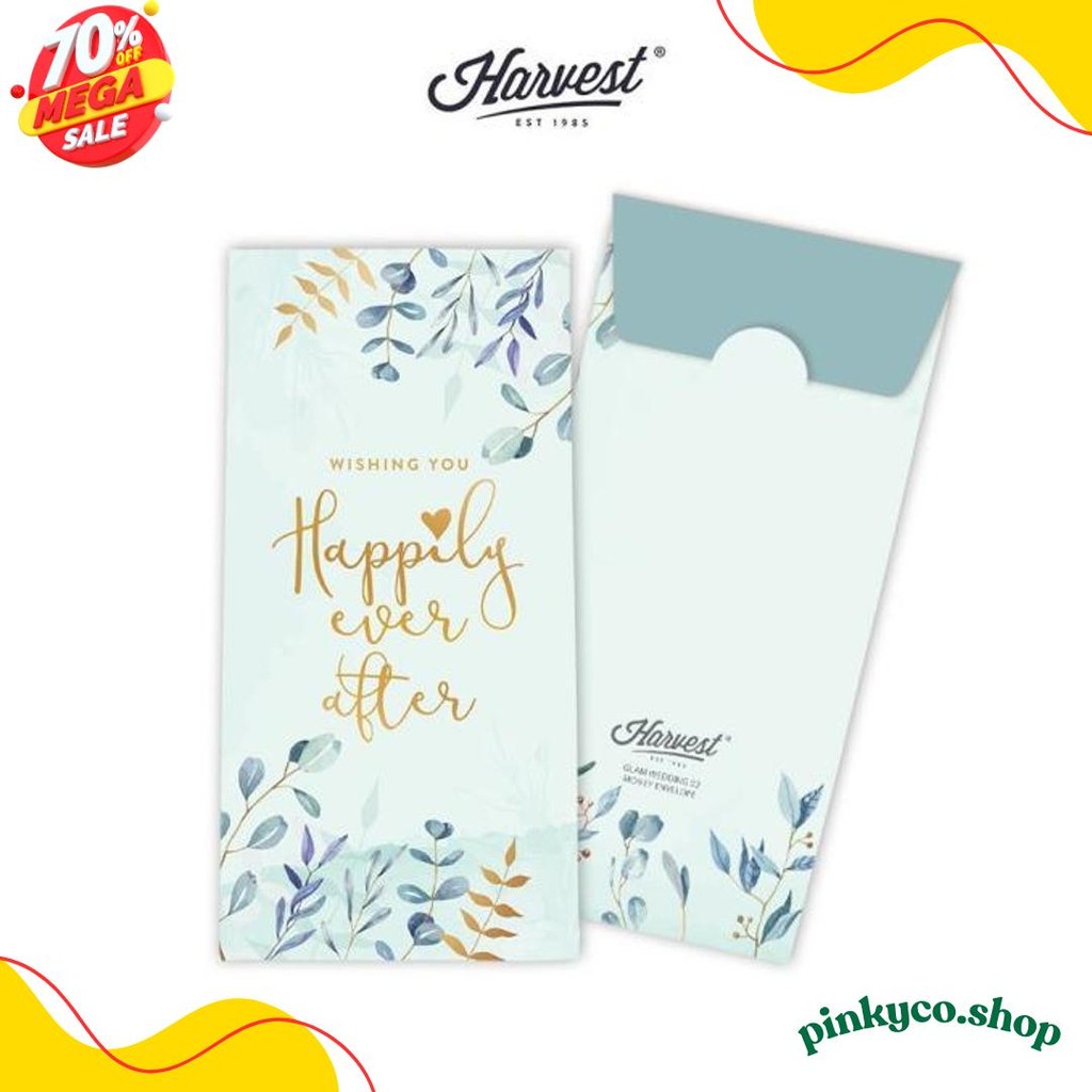 

Amplop / Angpao Wedding Harvest Isi 6 Glam Wedding Diskon Setengah Harga