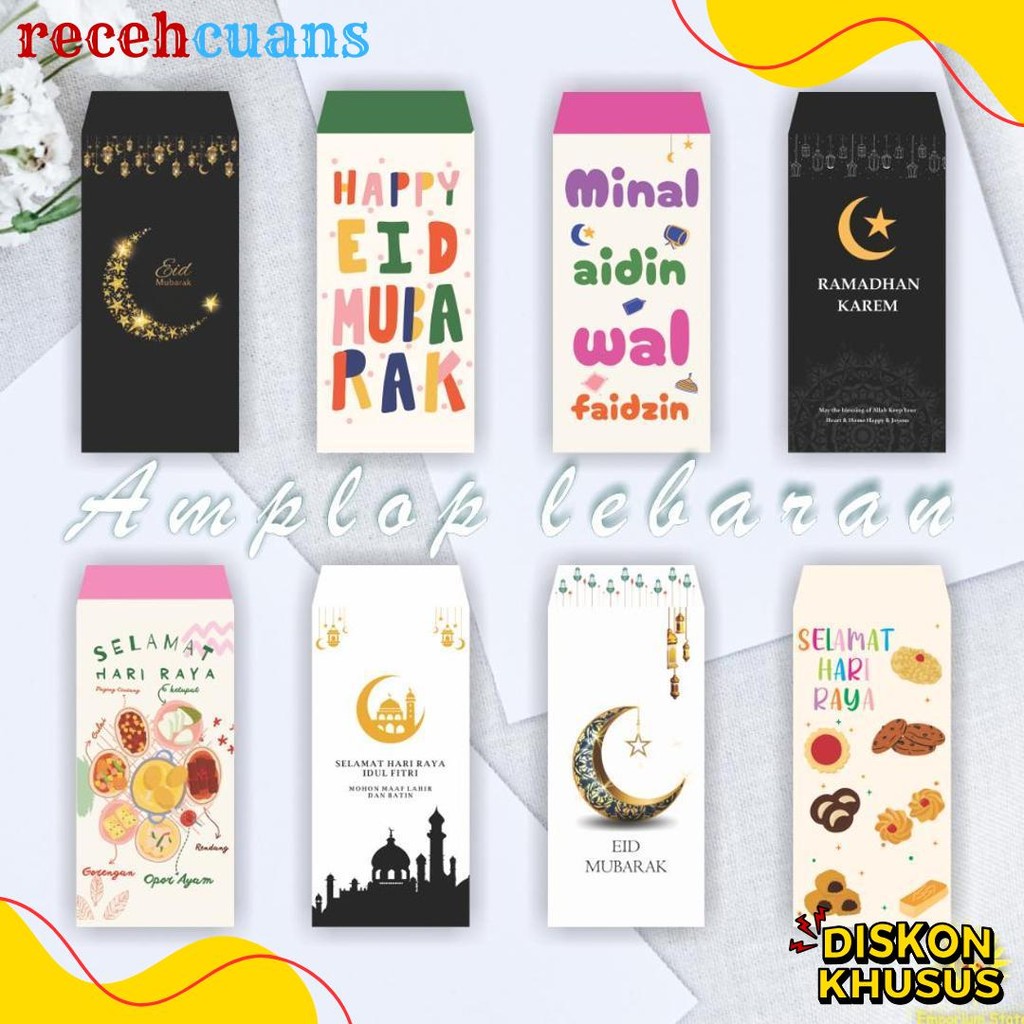 

50 Angpao Lebaran Idul Fitri / Amplop Lebaran 2025 Terlaris! Produk Ini Banyak Dicari