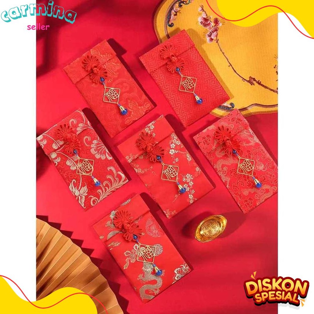 

Angpau Imlek Tahun Baru 2025 Kain Tebal Premium Impor Chinese | Angpau Kain Amplop Merah Tahun Baru Imlek 2025 Flash Sale! Diskon Hingga 70%