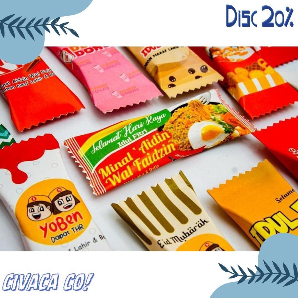 

50Pcs Amplop Lebaran Permen Amplop Viral Aestetik Angpao Murah Flash Sale! Diskon Hingga 70%