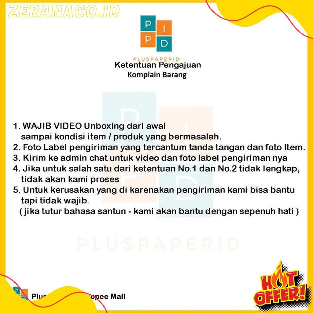 

Jplus - Amplop Putih Jendela Kiri No.90 Biru - Pack Flash Sale! Diskon Hingga 70%