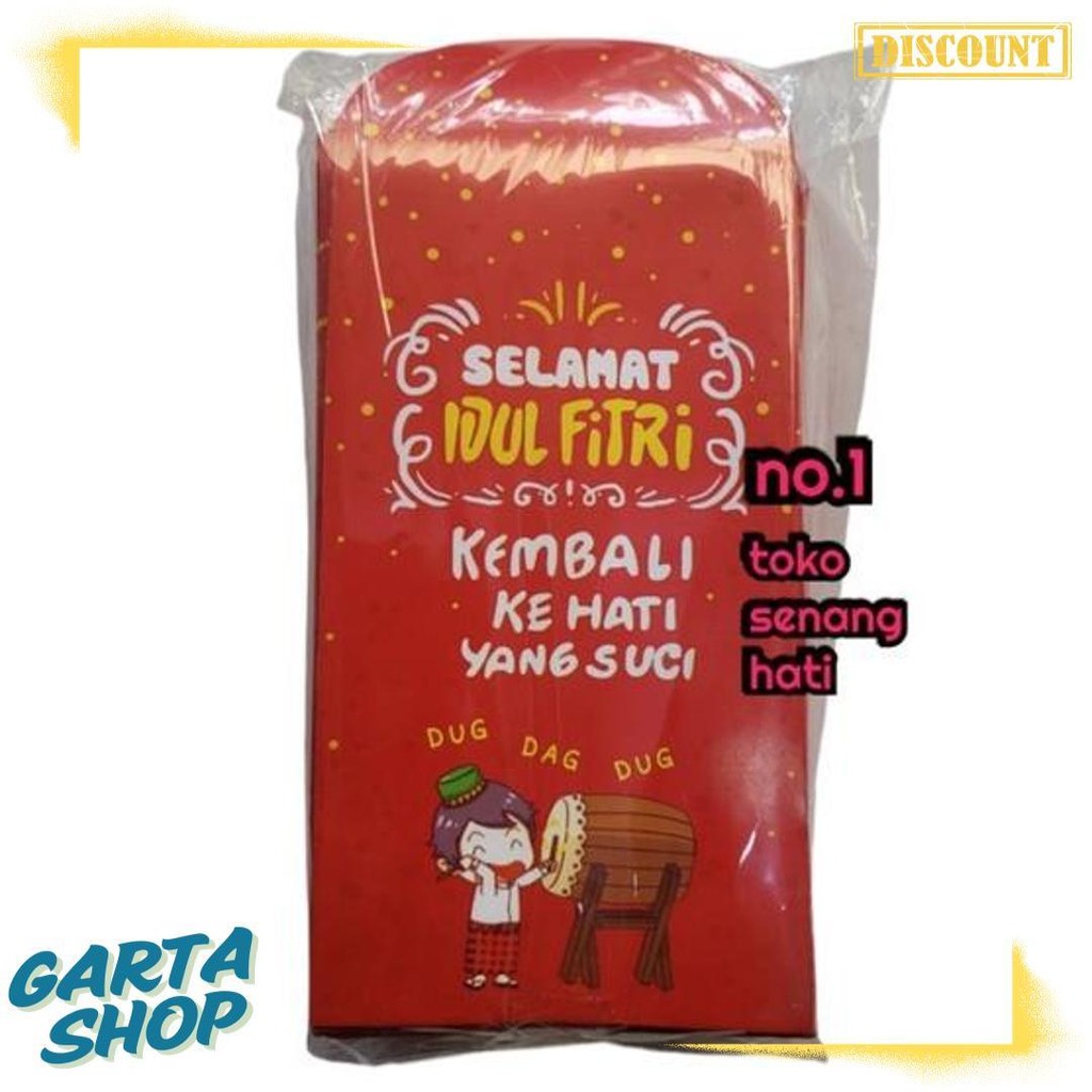 

Amplop Lebaran Premium Panjang Isi 100 Pcs / Angpao Lebaran Diskon