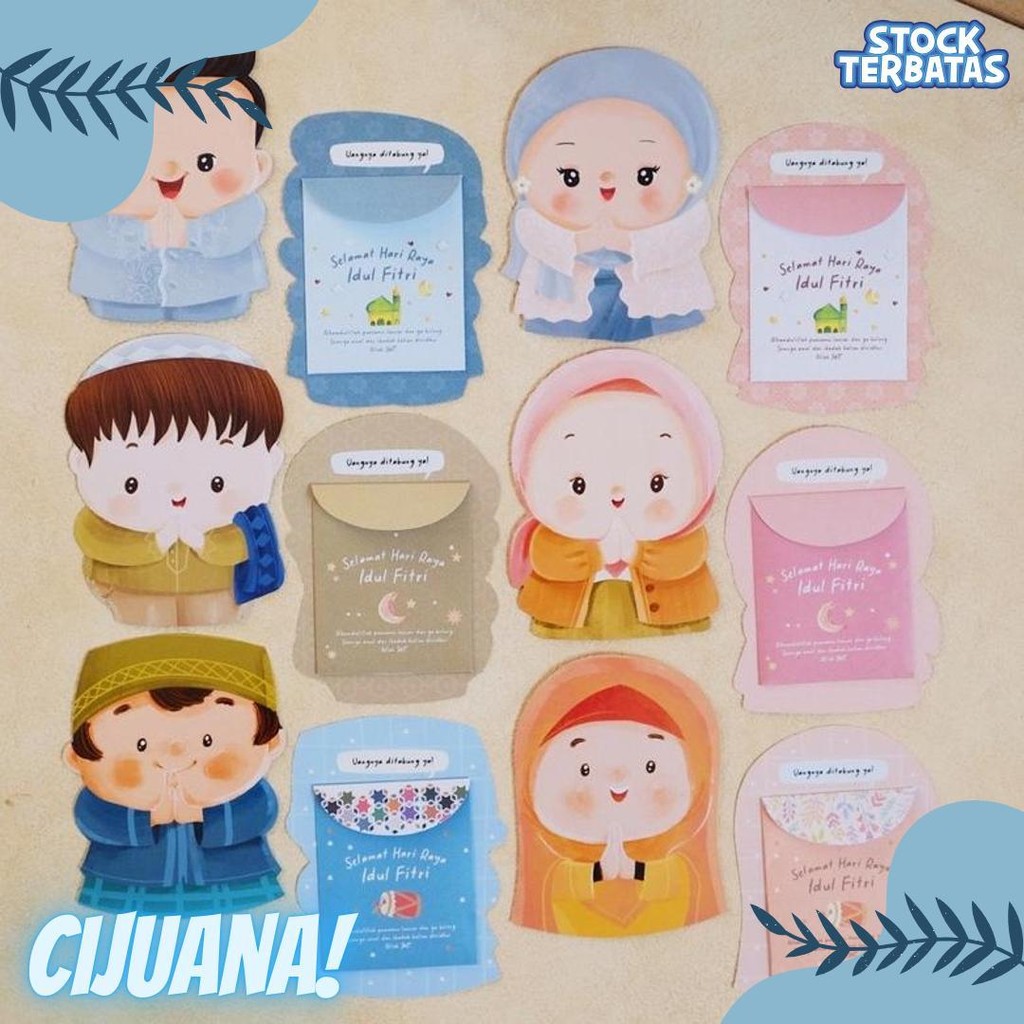 

Amplop Lebaran Idul Fitri - 1 Set Isi 6Pcs Terlengkap Dan Termurah