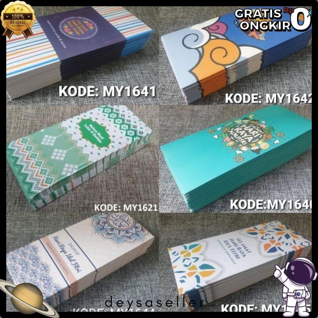 

Amplop Lebaran Exklusive Spesial Idul Fitri Berkualitas Harga Ekonomis Terlaris! Produk Ini Banyak Dicari