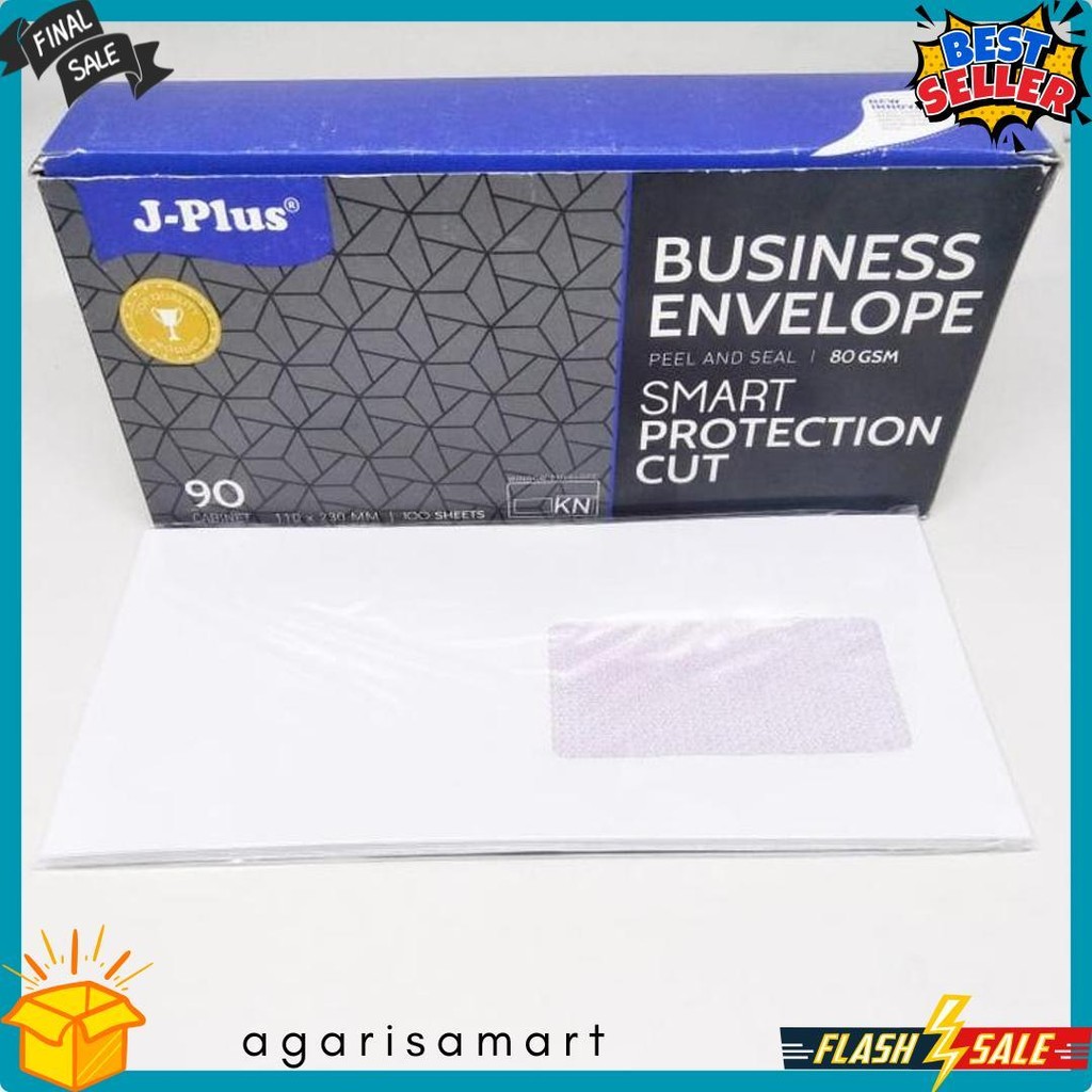 

Amplop Putih Window Jendela Kiri Jplus 90 Cabinet 80 Gsm Isi 100 Lembar Terlengkap Dan Termurah
