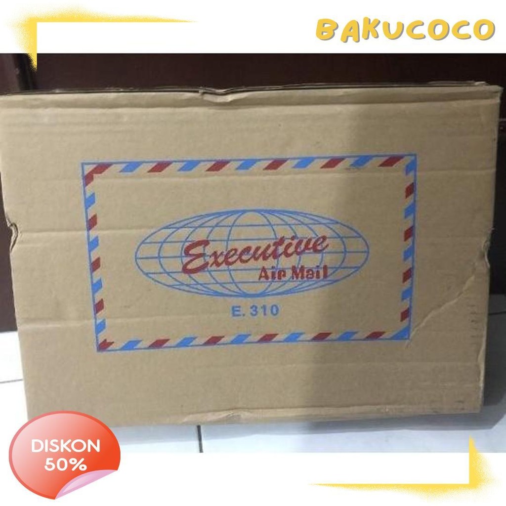 

[50 Pcs] Amplop Coklat Folio Tali Airmail 310 Executive Terlaris! Produk Ini Banyak Dicari