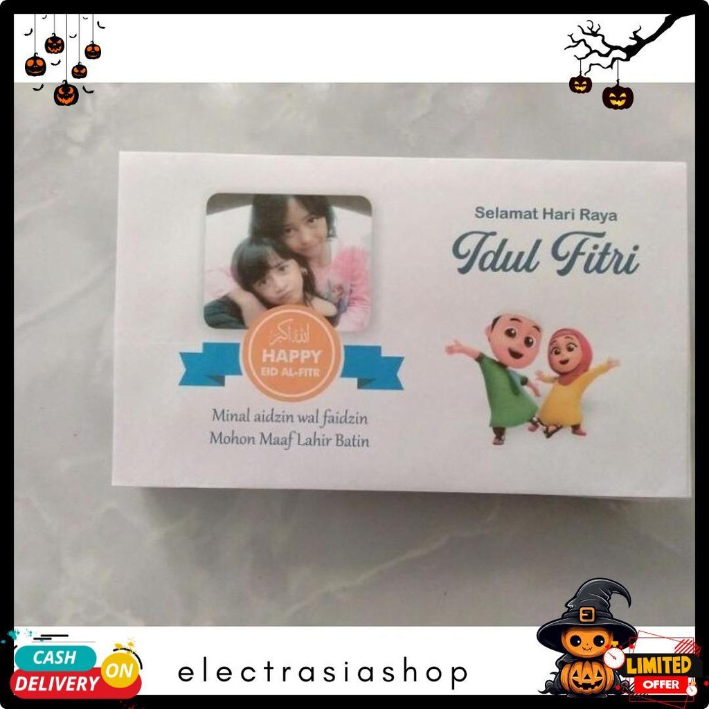 

100 Pcs Amplop Lebaran Custom Diskon