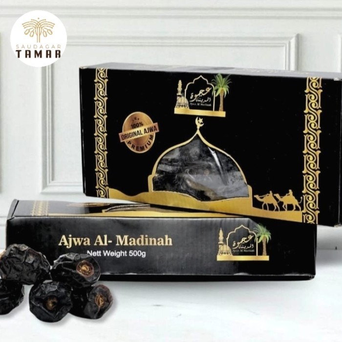 

Kurma Ajwa Premium 500 gr Lembut Panen Terbaru