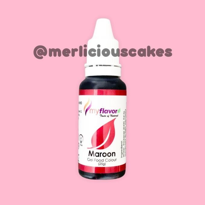 

@=@=@=@=] Maroon Gel My Flavor Food Color Food Colour Pewarna Makanan