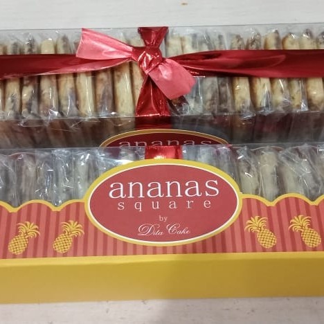 

ananas square cookies isi 22pcs