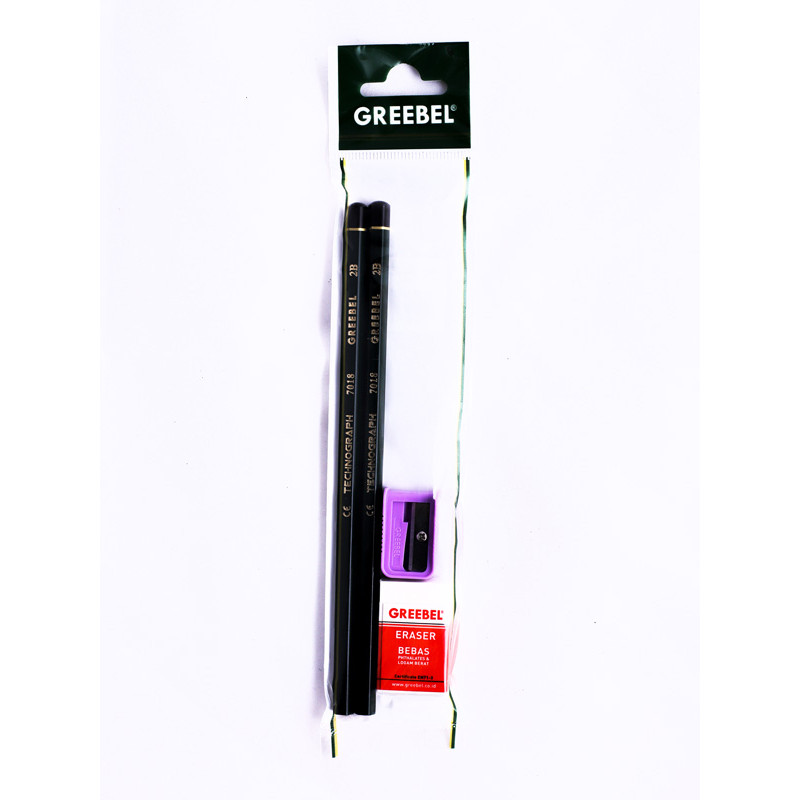 

Gramedia Pettarani - Greebel Stationery 4 In 1 Paket Alat Tulis