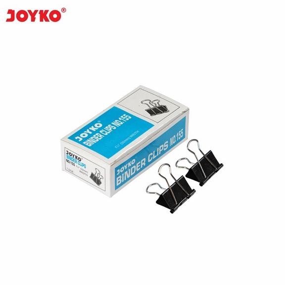 

Joyko Binder Clip 32mm 12pcs Medium /Klip Kertas Sedang Jepitan No.155